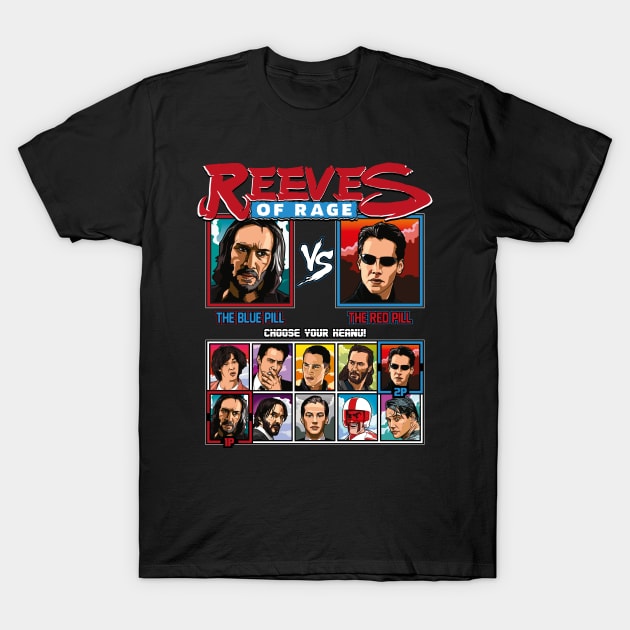 Keanu Reeves of Rage T-Shirt by RetroReview